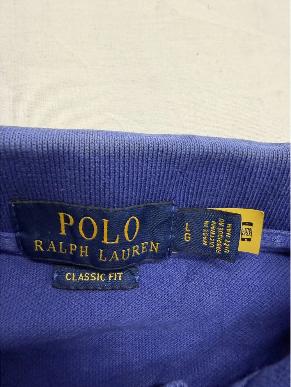 Polo Ralph Lauren Classic Fit Blue Polo Shirt Large